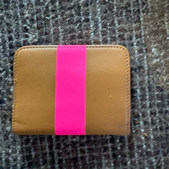 Clare V Tan and Pink Card Holder - Picture 3 of 3
